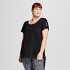 Women's Plus-size Run T-shirt - C9 Champion Black