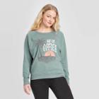 Women's Out Of Office Graphic Sweatshirt - Grayson Threads (juniors') - Teal Xs, Women's, Blue