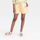 Women's Tie-dye Lounge Shorts - Knox Rose Yellow