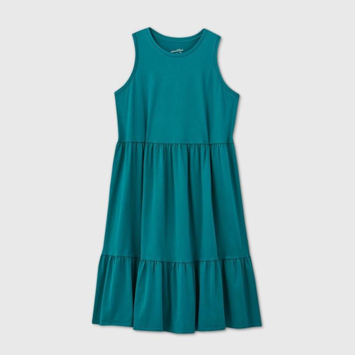 Women's Plus Size Sleeveless Dress - Universal Thread Teal