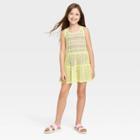 Girls' Solid Crochet Swimsuit Cover Up Dress - Cat & Jack Yellow