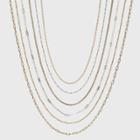 Mixed Delicate Chain Layered Necklace - Universal Thread