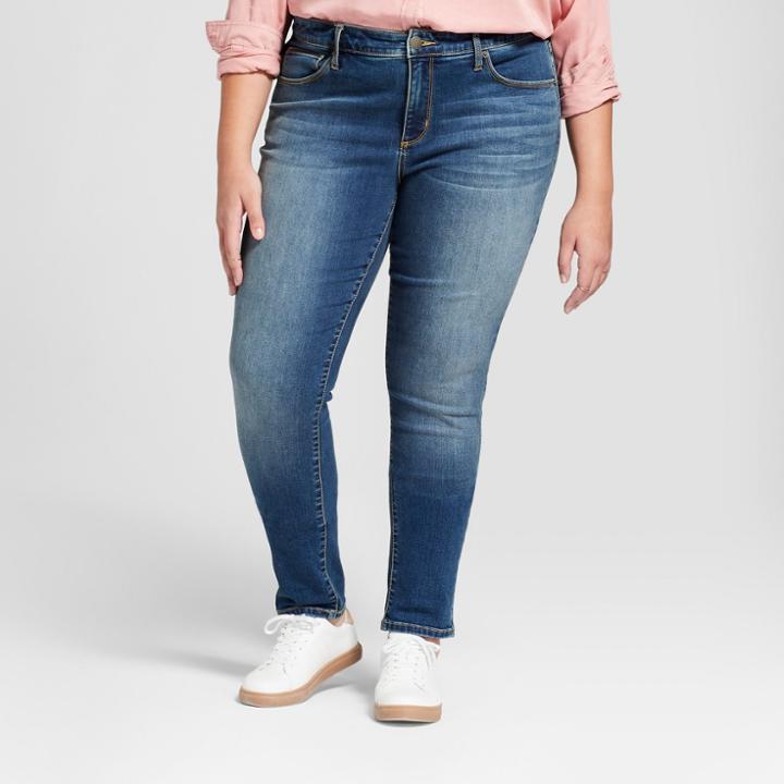 Women's Plus Size Skinny Jeans - Universal Thread Medium Wash