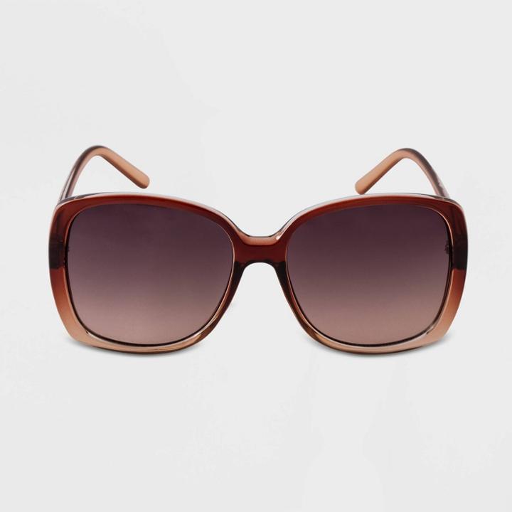 Women's Classic Butterfly Oversized Sunglasses - A New Day , Women's,