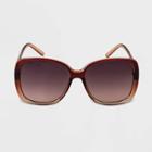 Women's Classic Butterfly Oversized Sunglasses - A New Day , Women's,
