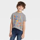 Boys' Short Sleeve 'creative Curious Strong Unique' Graphic T-shirt - Cat & Jack Gray