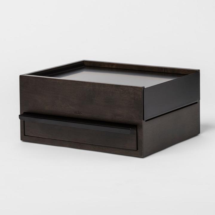 Orchid Jewelry Storage Stand Black Walnut - Umbra, Adult Unisex, Black Brown
