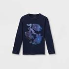Boys' Mystical Dragon Graphic Long Sleeve T-shirt - Cat & Jack Navy