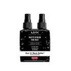 Nyx Professional Makeup Matte Finish Face Setting Spray - Twin Pack