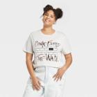 Women's Pink Floyd Plus Size The Wall Short Sleeve Graphic Boyfriend T-shirt - Heather Gray