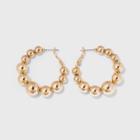Ball Hoop Earrings - A New Day Gold