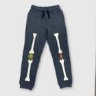 Plusboys' Fleece Skeleton Jogger Pants - Cat & Jack Charcoal Gray