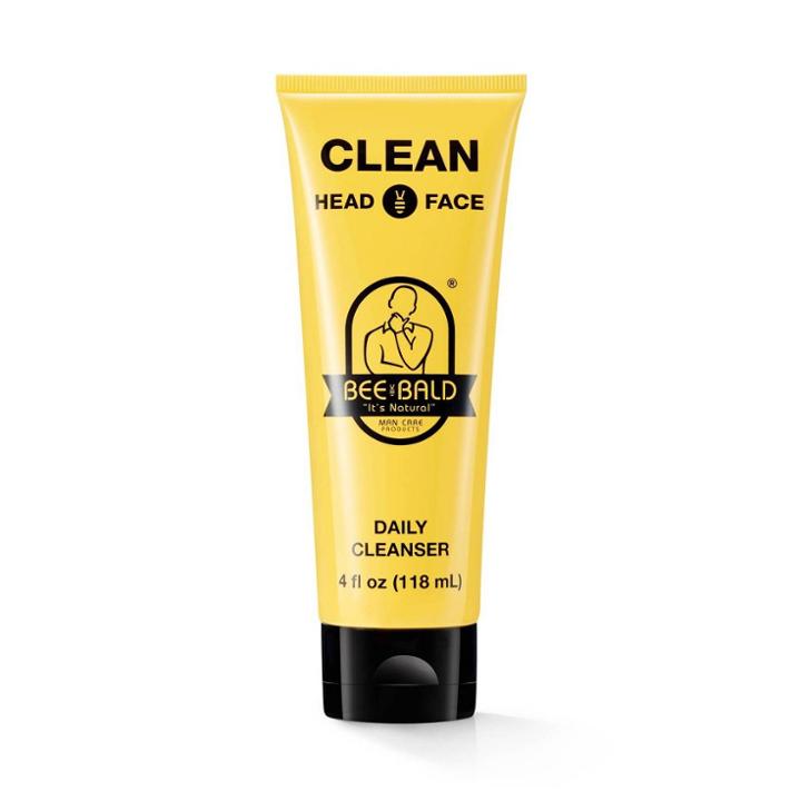 Bee Bald Clean Head And Face Daily Cleanser - 4 Fl Oz,