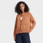 Women's Button-front Cardigans - A New Day Rust