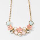 Girls' Matching Chain Flower Statement Necklace - Cat & Jack One Size,
