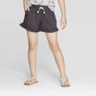 Plus Size Girls' Pull-on Shorts - Cat & Jack Black
