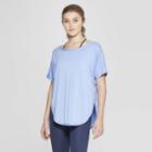 Target Women's Open Back T-shirt - Joylab Moonstone Blue