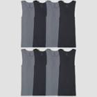 Fruit Of The Loom Men's Active Cotton A-shirt 8pk - Black/gray