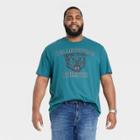 Men's Big & Tall Short Sleeve Graphic T-shirt - Goodfellow & Co Blue