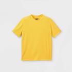Girls' Mock Neck Short Sleeve T-shirt - Art Class Yellow