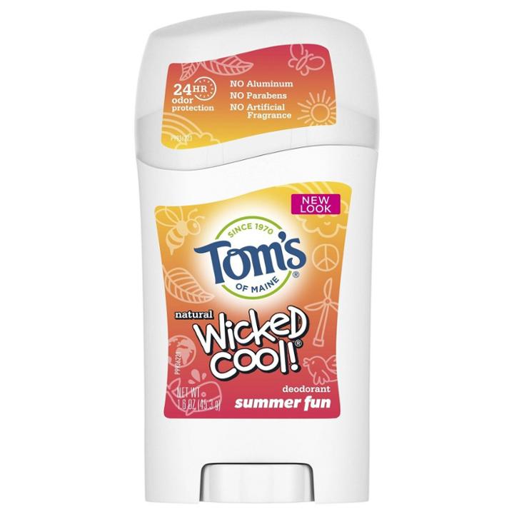 Tom's Of Maine Kids Wicked Cool Summer Fun Deodorant - 1.6oz, Adult Unisex