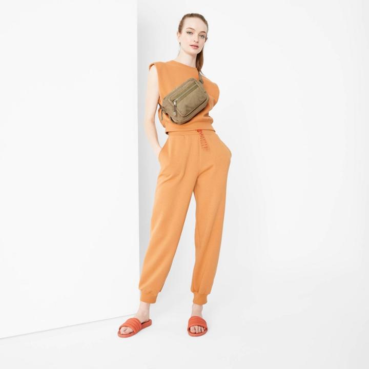 Women's High-rise Jogger Sweatpants - Wild Fable Brown