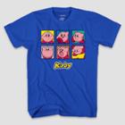 Boys' Nintendo Kirby Short Sleeve Graphic T-shirt - Blue