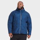 Men's Big & Tall Camo Print Softshell Sherpa Jacket - All In Motion Navy