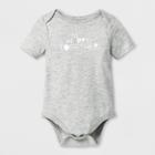 Baby Short Sleeve Happy Together Easter Jumpsuit - Cat & Jack Heather Gray