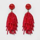 Sugarfix By Baublebar Tassel Earrings - Red, Girl's