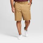 Target Men's Big & Tall 10.5 Linden Flat Front Shorts - Goodfellow & Co Khaki (green)