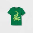 Boys' Short Sleeve Alligator Graphic T-shirt - Cat & Jack Green