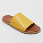 Women's Gigi Hooded Slide Sandals - Universal Thread Mustard (yellow)