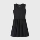 Women's Sleeveless Babydoll Dress - Universal Thread Black