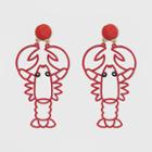 Sugarfix By Baublebar Lobster Drop Earrings - Red, Women's