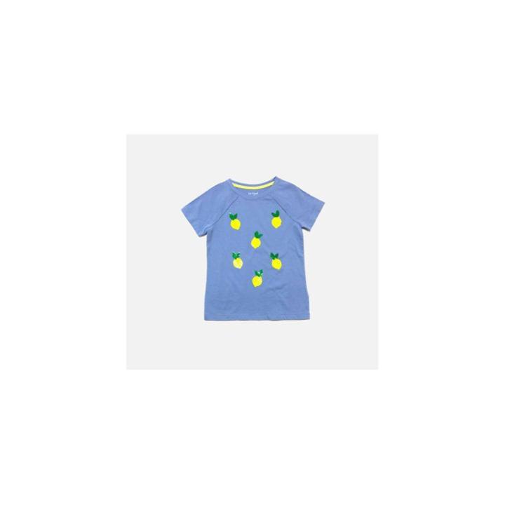 Girls' Flip Sequin Lemons Short Sleeve T-shirt - Cat & Jack Blue