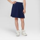 Girls' Knit Uniform Skater Scooter - Cat & Jack Navy (blue)