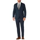 Haggar H26 Men's Tailored Fit Premium Stretch Suit Jacket - Blue 40s,