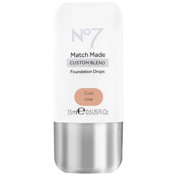 No7 Match Made Foundation Drops Cool Rose - .5oz, Cool Pink
