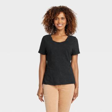 Women's Short Sleeve T-shirt - Knox Rose Black