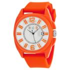 Women's Crayo Sunset Silicone Strap Watch-orange, Orange