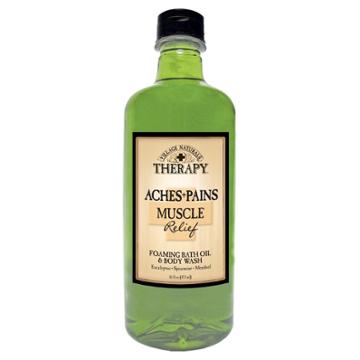 Village Naturals Therapy Aches And Pains Relief Foaming Bath Oil And Body Wash