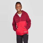 Umbro Boys' Fleece Full Zip Hoodie - Maroon