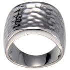 Prime Art & Jewel Sterling Silver Hammered Wide Band Ring,