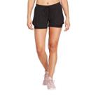 Women's Mid-rise Knit Layered Shorts 4 - C9 Champion Black