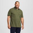 Men's Tall Dot Short Sleeve Novelty Polo Shirt - Goodfellow & Co Orchid Leaf Xlt,