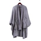 Better Living 58x64 Plush Wrap Wearable Blanket Gray - Better