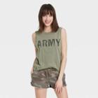 Grayson Threads Women's Army Graphic Tank Top - Green