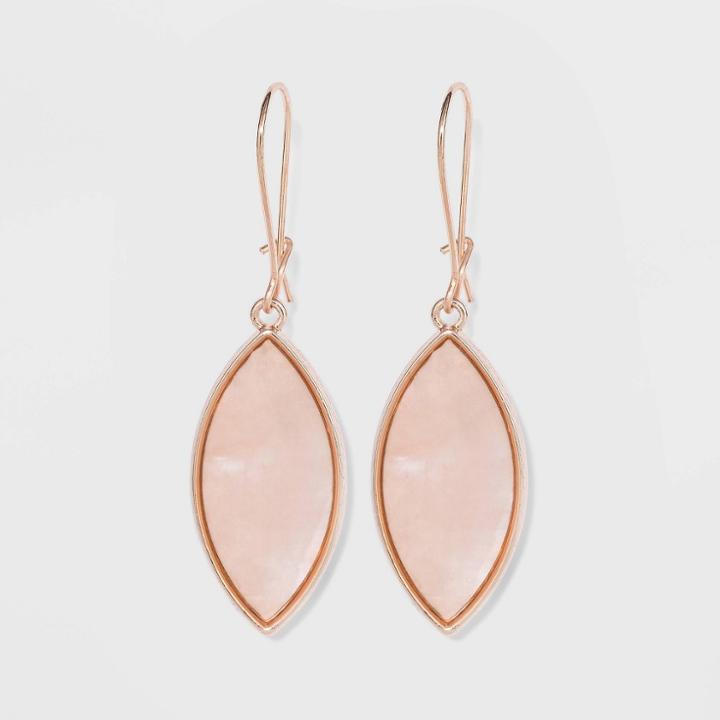 Oval Earrings - A New Day Pink, Women's
