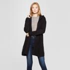 Women's Hooded Car Coat - A New Day Black